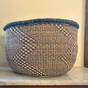 Room and Board Decorative basket navy